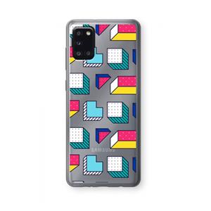 CaseCompany 8-bit N°7: Samsung Galaxy A31 Transparant Hoesje