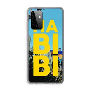 CaseCompany Habibi Majorelle : Samsung Galaxy A72 Transparant Hoesje