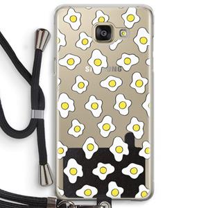 CaseCompany Spiegeleitjes: Samsung Galaxy A5 (2016) Transparant Hoesje met koord