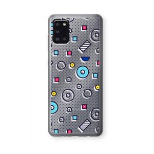 CaseCompany 8-bit N°9: Samsung Galaxy A31 Transparant Hoesje