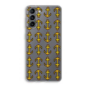 CaseCompany Musketon Anchor: Samsung Galaxy S21 Transparant Hoesje