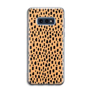 CaseCompany Panter: Samsung Galaxy S10e Transparant Hoesje