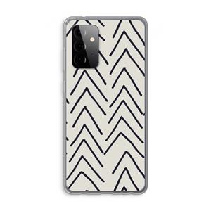CaseCompany Marrakech Arrows: Samsung Galaxy A72 Transparant Hoesje