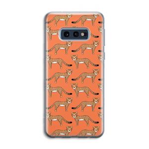 CaseCompany Cheetah: Samsung Galaxy S10e Transparant Hoesje