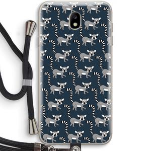 CaseCompany Makis: Samsung Galaxy J7 (2017) Transparant Hoesje met koord