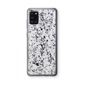 CaseCompany Gespikkelde marmer: Samsung Galaxy A31 Transparant Hoesje