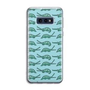 CaseCompany Kroko: Samsung Galaxy S10e Transparant Hoesje
