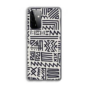 CaseCompany Marrakech print: Samsung Galaxy A72 Transparant Hoesje