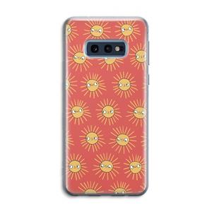 CaseCompany Zon: Samsung Galaxy S10e Transparant Hoesje
