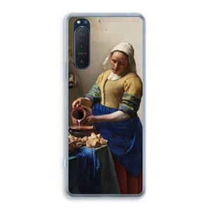 CaseCompany The Milkmaid: Sony Xperia 5 II Transparant Hoesje