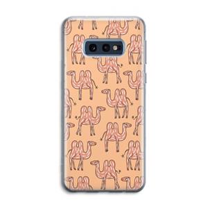 CaseCompany Kameel: Samsung Galaxy S10e Transparant Hoesje