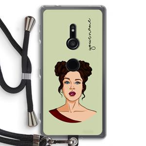 CaseCompany Pop-Art Creator: Sony Xperia XZ2 Transparant Hoesje met koord