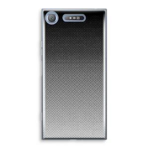 CaseCompany Musketon Halftone: Sony Xperia XZ1 Transparant Hoesje
