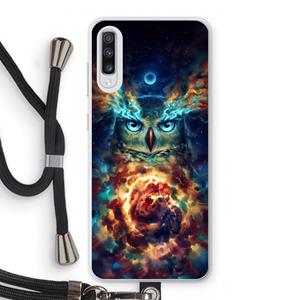 CaseCompany Aurowla: Samsung Galaxy A70 Transparant Hoesje met koord