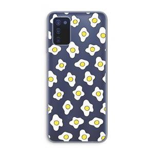 CaseCompany Spiegeleitjes: Samsung Galaxy A03s Transparant Hoesje