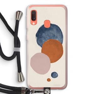 CaseCompany Geo #4: Samsung Galaxy A20e Transparant Hoesje met koord