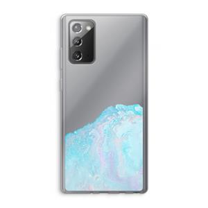 CaseCompany Fantasie pastel: Samsung Galaxy Note 20 / Note 20 5G Transparant Hoesje