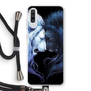 CaseCompany Brotherhood: Samsung Galaxy A70 Transparant Hoesje met koord