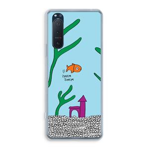 CaseCompany Aquarium: Sony Xperia 5 II Transparant Hoesje