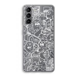 CaseCompany Vexx City #2: Samsung Galaxy S21 Transparant Hoesje