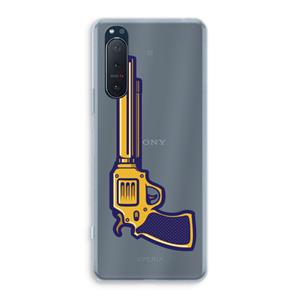 CaseCompany Pew Pew Pew: Sony Xperia 5 II Transparant Hoesje