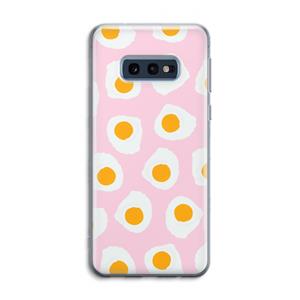 CaseCompany Dancing eggs: Samsung Galaxy S10e Transparant Hoesje