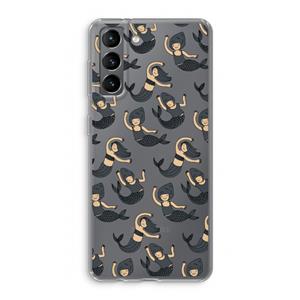 CaseCompany Zeemeermin: Samsung Galaxy S21 Transparant Hoesje