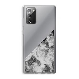 CaseCompany Onweer: Samsung Galaxy Note 20 / Note 20 5G Transparant Hoesje