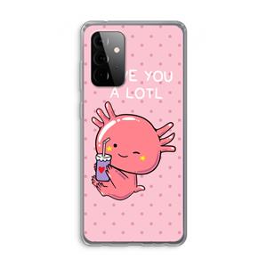 CaseCompany Love You A Lotl: Samsung Galaxy A72 Transparant Hoesje