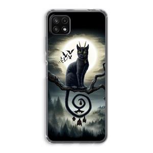 CaseCompany Moonlight Companions: Samsung Galaxy A22 5G Transparant Hoesje