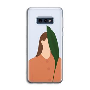 CaseCompany Leaf: Samsung Galaxy S10e Transparant Hoesje