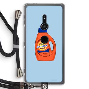 CaseCompany Ultra Sensitive: Sony Xperia XZ2 Transparant Hoesje met koord