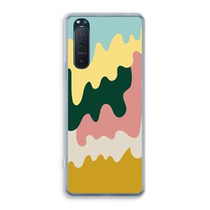 CaseCompany Baar B: Sony Xperia 5 II Transparant Hoesje