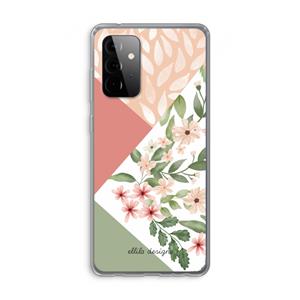 CaseCompany Sweet heaven geometrics: Samsung Galaxy A72 Transparant Hoesje