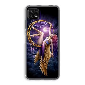CaseCompany Aerial Angel: Samsung Galaxy A22 5G Transparant Hoesje