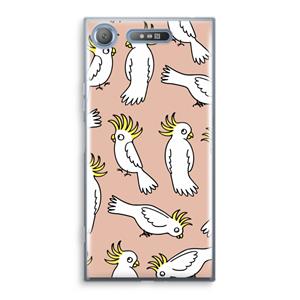 CaseCompany Papegaai: Sony Xperia XZ1 Transparant Hoesje