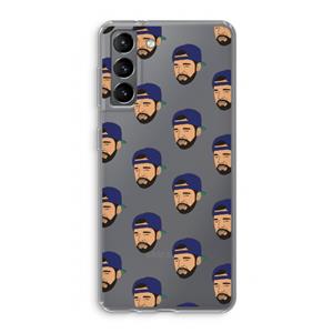 CaseCompany Drake Away: Samsung Galaxy S21 Transparant Hoesje