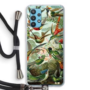 CaseCompany Haeckel Trochilidae: Samsung Galaxy A32 4G Transparant Hoesje met koord