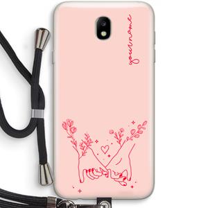 CaseCompany Best Friends: Samsung Galaxy J7 (2017) Transparant Hoesje met koord