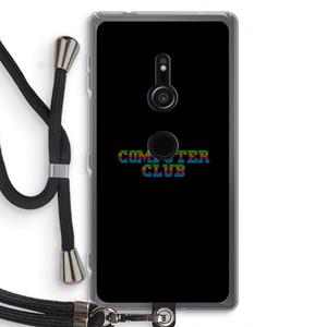 CaseCompany Retro: Sony Xperia XZ2 Transparant Hoesje met koord