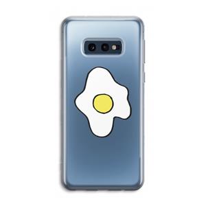 CaseCompany Spiegelei: Samsung Galaxy S10e Transparant Hoesje