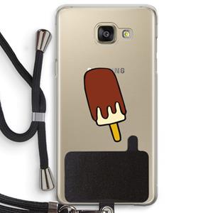 CaseCompany Frisco: Samsung Galaxy A5 (2016) Transparant Hoesje met koord