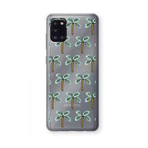 CaseCompany Paradise: Samsung Galaxy A31 Transparant Hoesje