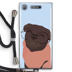 CaseCompany Ludo: Sony Xperia XZ1 Transparant Hoesje met koord