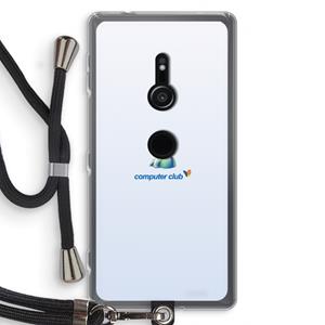 CaseCompany MSN: Sony Xperia XZ2 Transparant Hoesje met koord