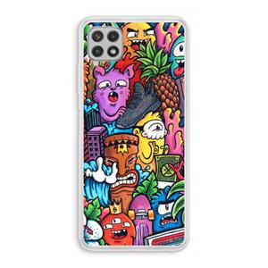 CaseCompany Vexx Mixtape: Samsung Galaxy A22 4G Transparant Hoesje