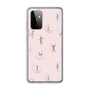CaseCompany Dancing #3: Samsung Galaxy A72 Transparant Hoesje