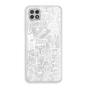 CaseCompany Vexx Mixtape #2: Samsung Galaxy A22 4G Transparant Hoesje
