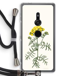 CaseCompany Tansy: Sony Xperia XZ2 Transparant Hoesje met koord