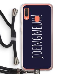 CaseCompany Joengneuh!: Samsung Galaxy A20e Transparant Hoesje met koord